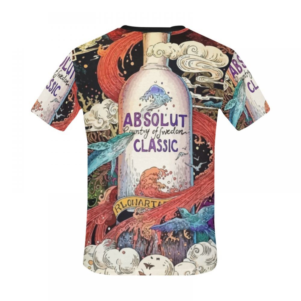 Men's Digital Art Absolut Classic Short T-shirt New Zealand