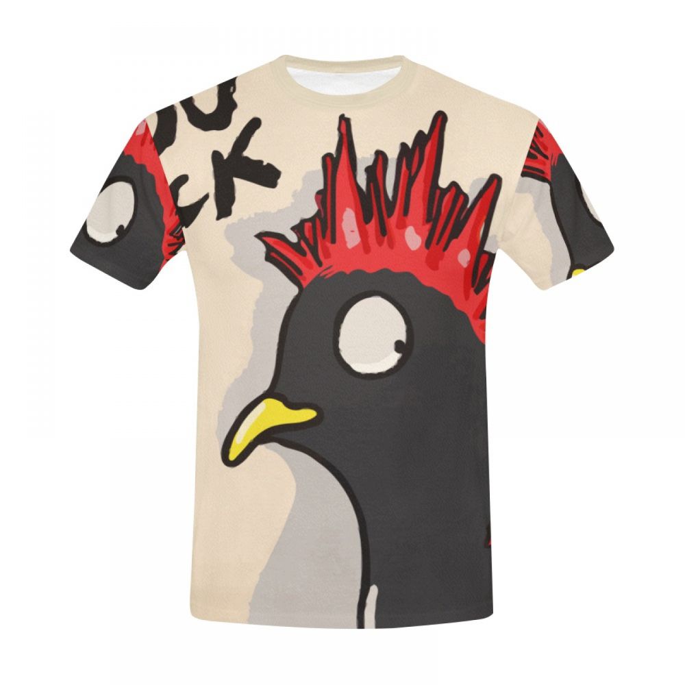 Men's Art You Rock Chicken Short T-shirt New Zealand