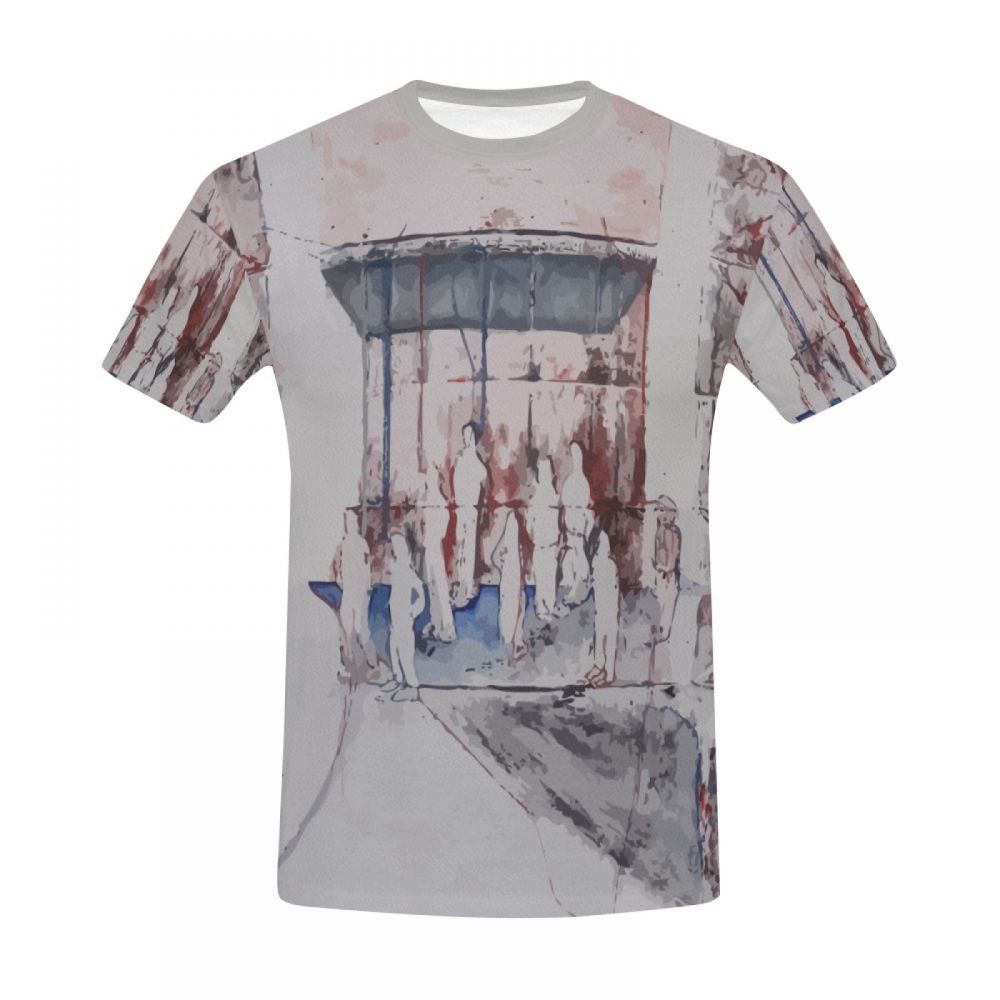 Men's People Art Cage Short T-shirt New Zealand