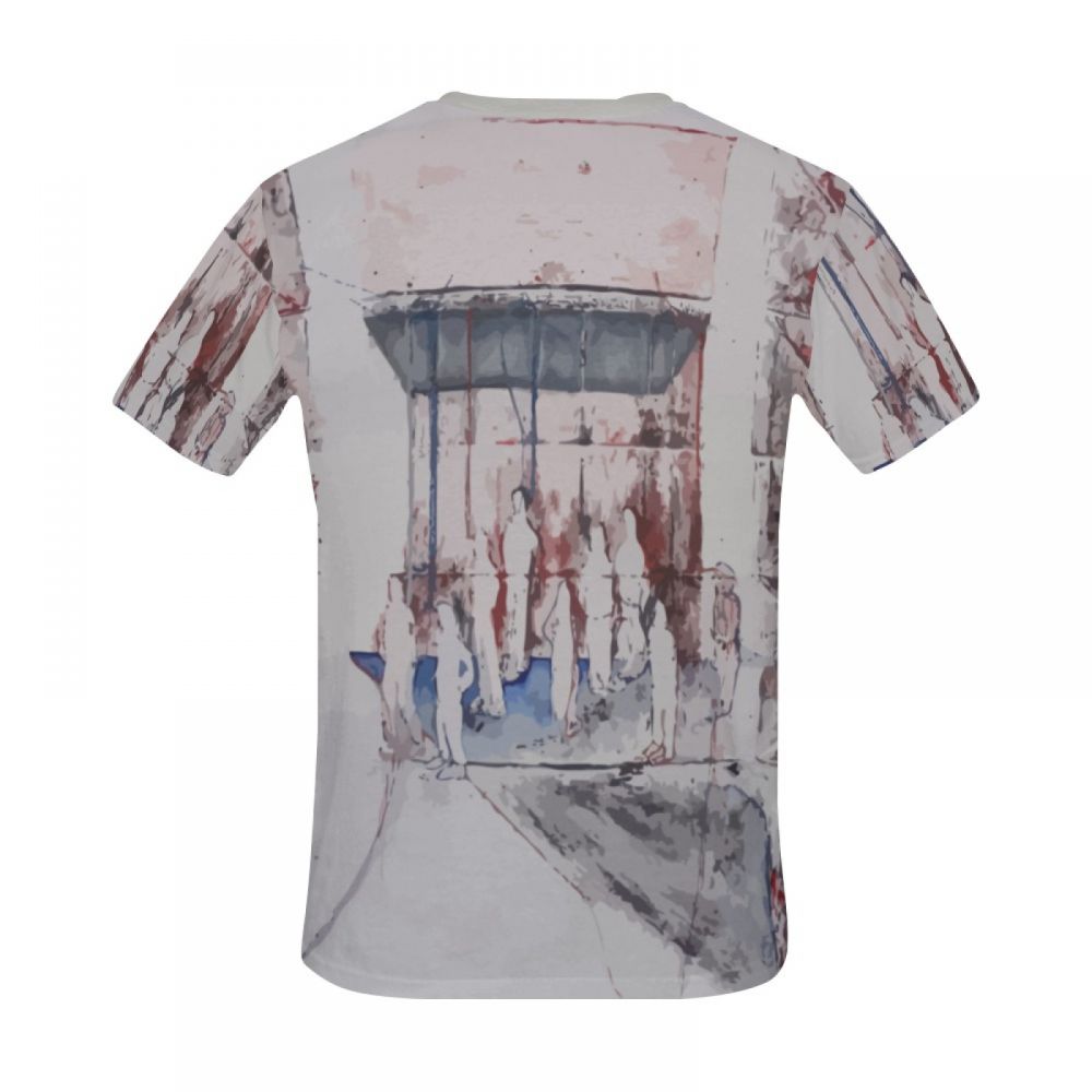 Men's People Art Cage Short T-shirt New Zealand