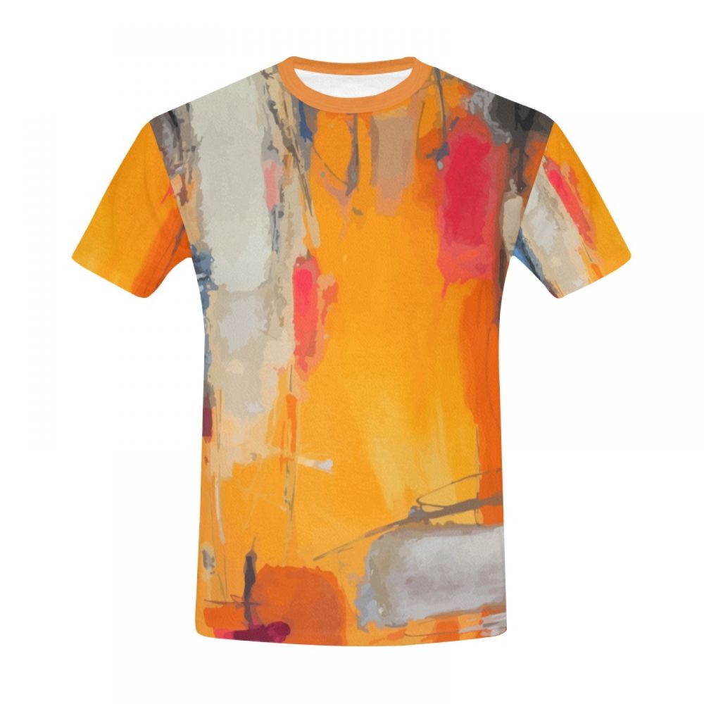 Men's Abstract Art Absolute Day Short T-shirt New Zealand