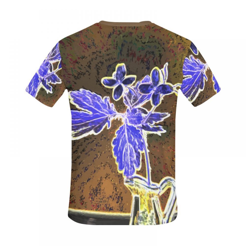 Men's Art Digital Ghost Vase Short T-shirt New Zealand