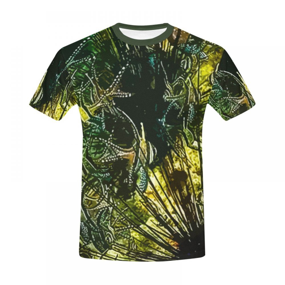 Men's Art Digital Underwater World Short T-shirt New Zealand