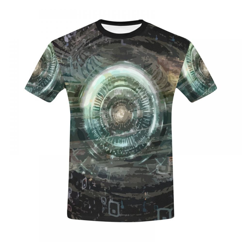 Men's Art Digital Bright Passage Short T-shirt New Zealand