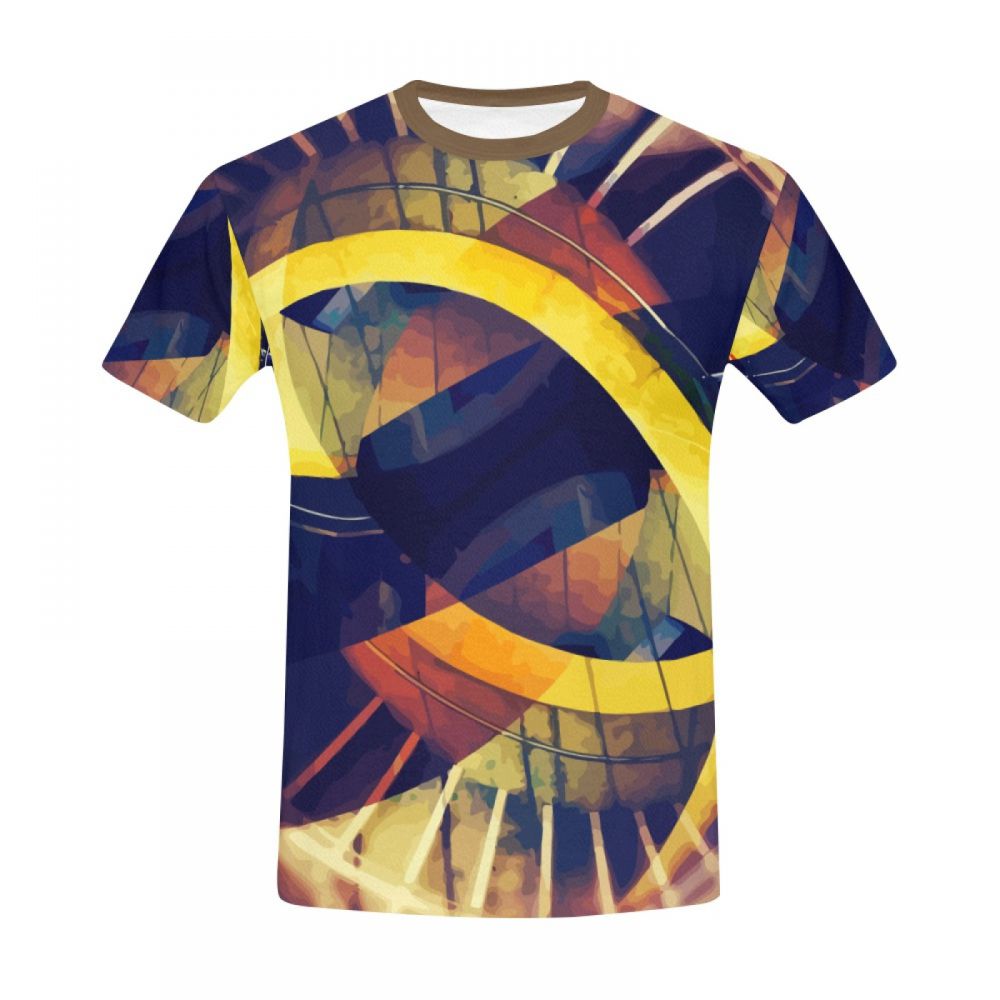 Men's Digital Art Cosmic Portal Short T-shirt New Zealand