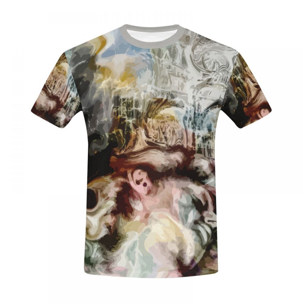 Men's Art Flowing Dream Short T-shirt New Zealand