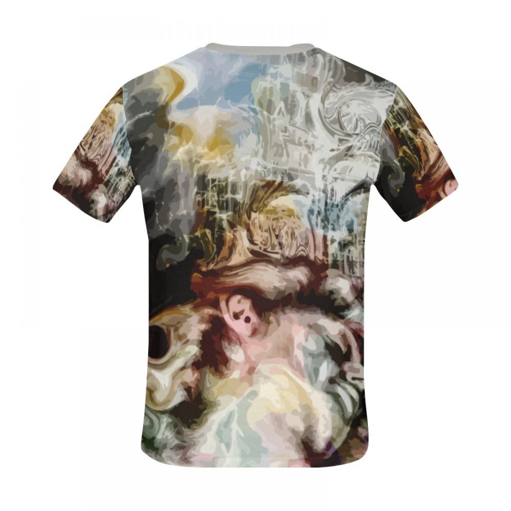 Men's Art Flowing Dream Short T-shirt New Zealand