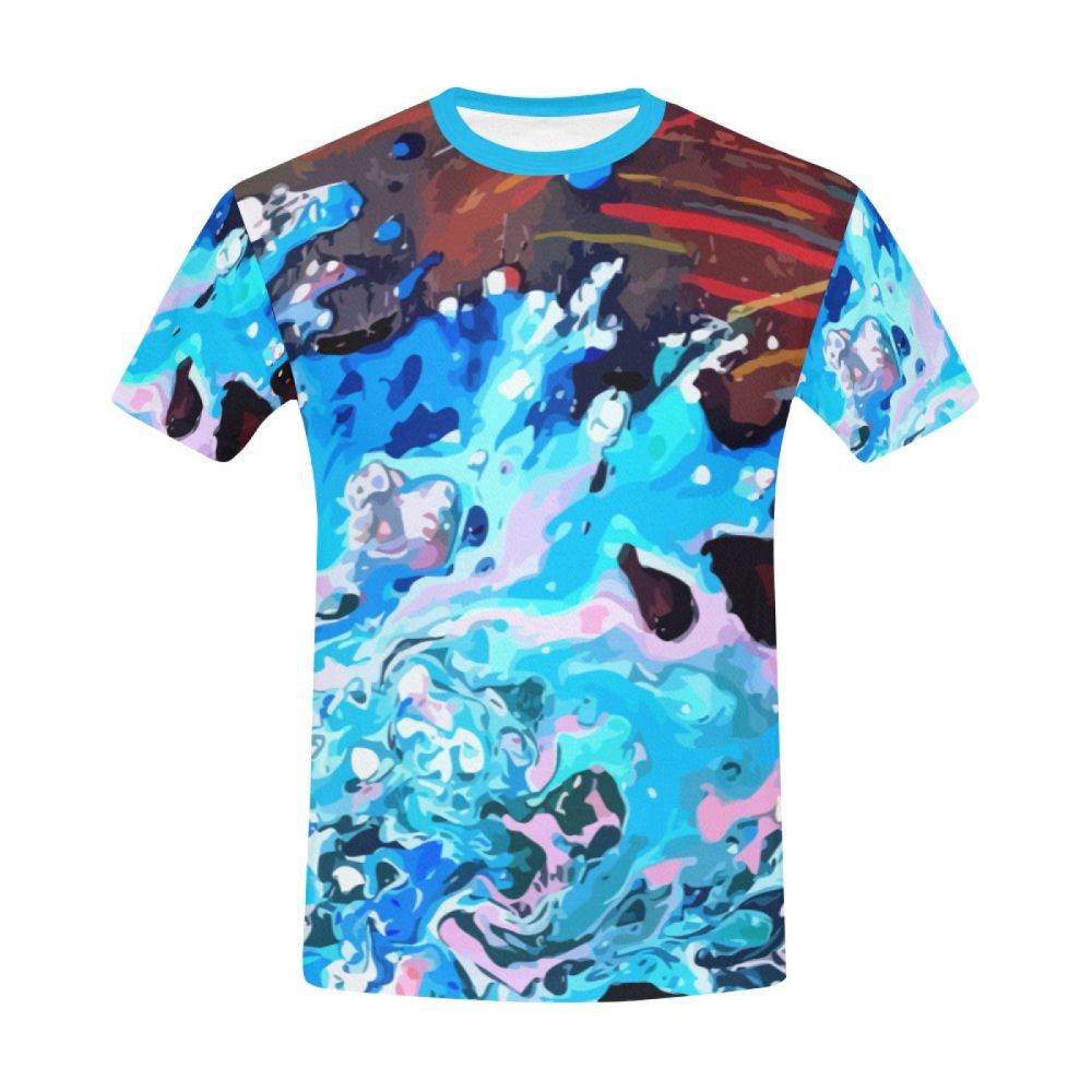 Men's Art Flowers In The Storm Short T-shirt New Zealand