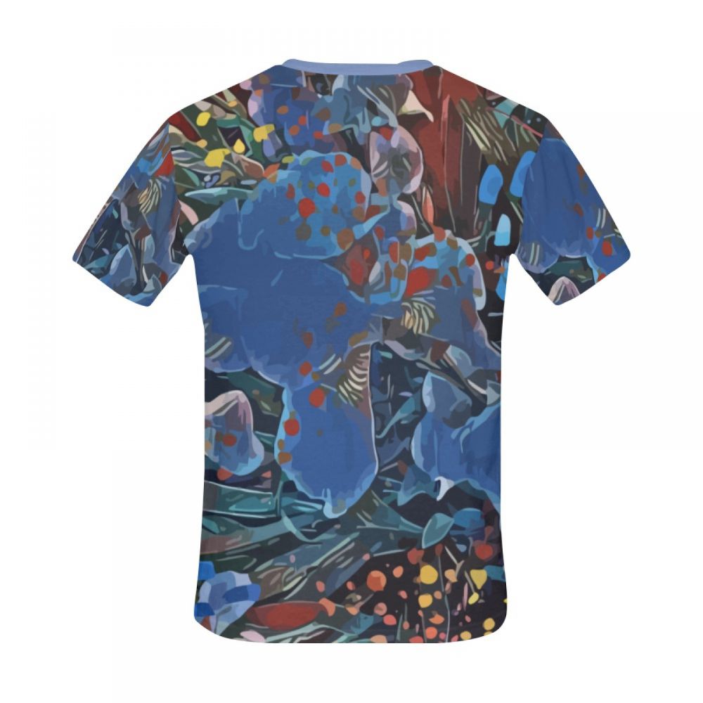 Men's Abstract Art Vivid Dreams Short T-shirt New Zealand