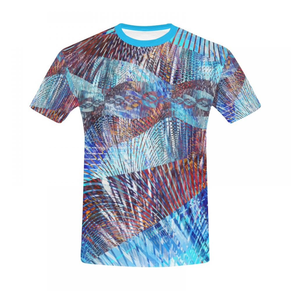 Men's Abstract Art D Major Short T-shirt New Zealand