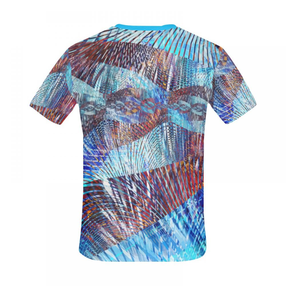 Men's Abstract Art D Major Short T-shirt New Zealand