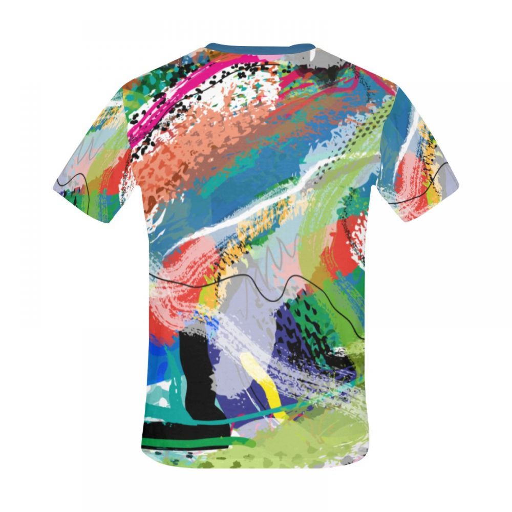 Men's Abstract Art Spring Is Coming Short T-shirt New Zealand