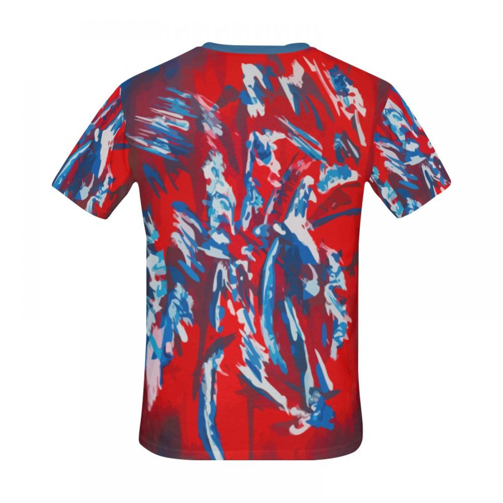 Men's Abstract Art Soul Walk Short T-shirt New Zealand