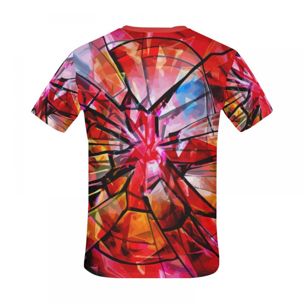 Men's Abstract Art Broken Soul Short T-shirt New Zealand