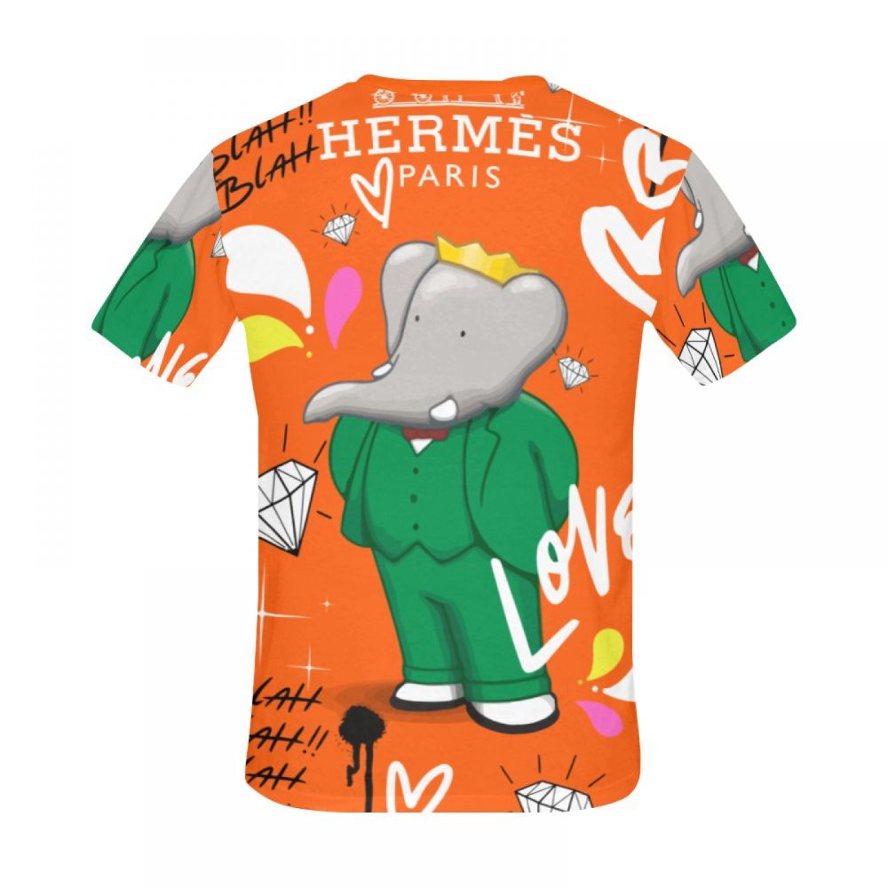 Men's Street Art Mr Elephant Short T-shirt New Zealand