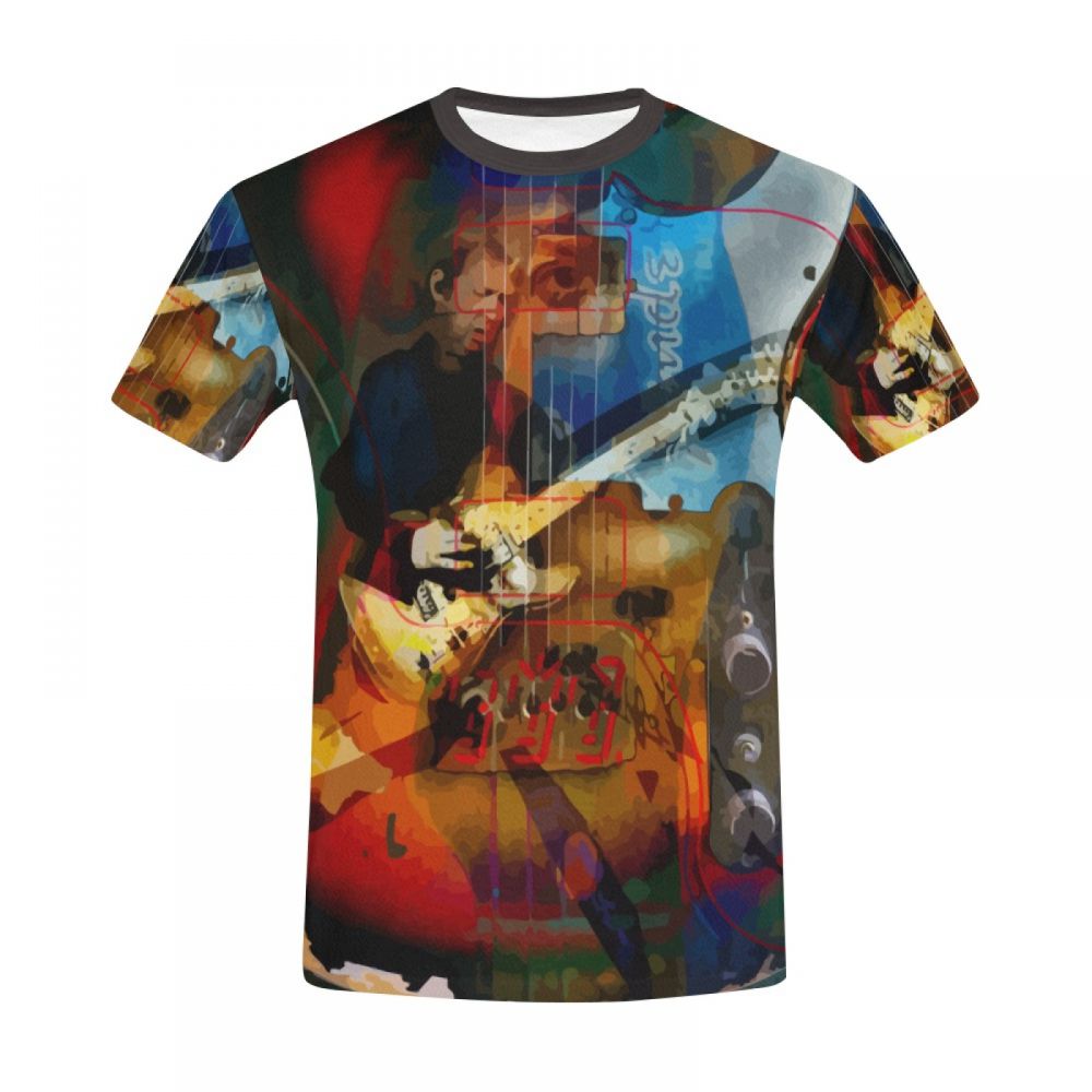 Men's Art Musician Memorial Guitarist Short T-shirt New Zealand