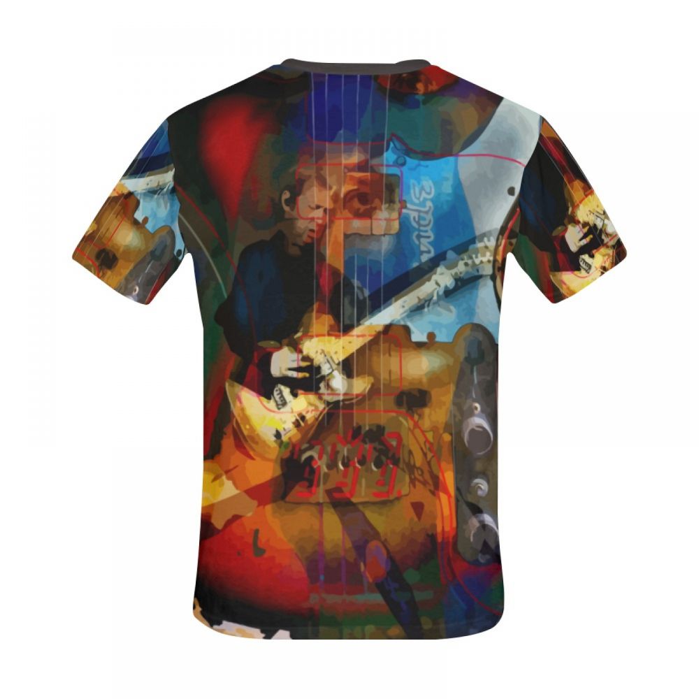 Men's Art Musician Memorial Guitarist Short T-shirt New Zealand