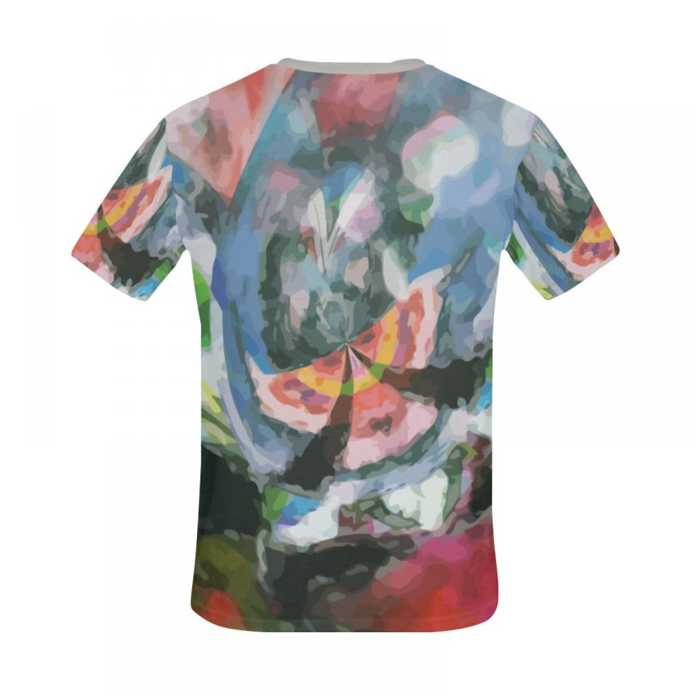 Men's Abstract Art Winged Goddess At The End Short T-shirt New Zealand