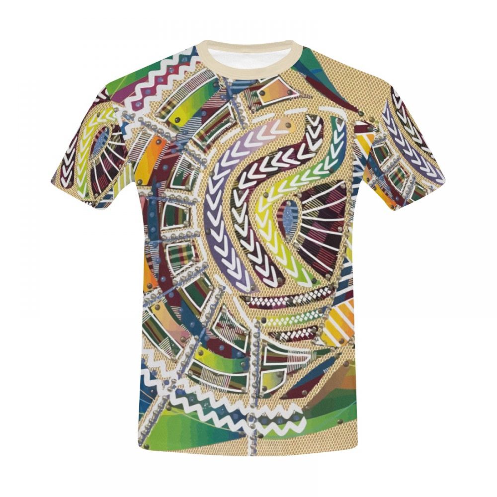 Men's Figurative Art World Culture Short T-shirt New Zealand