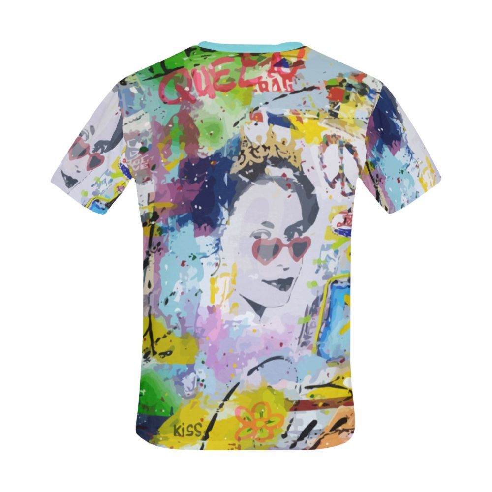 Men's Artistic Woman Queen Eli Iii Short T-shirt New Zealand