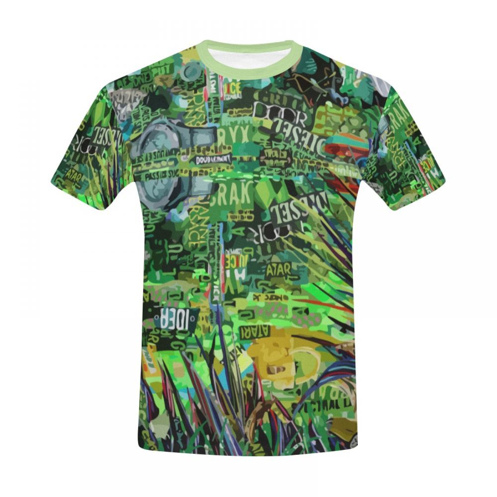 Men's Landscape Art Enchaanted Pond Short T-shirt New Zealand