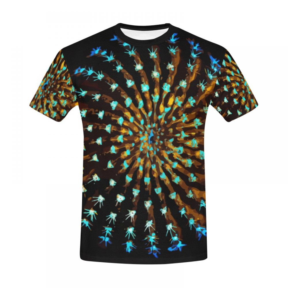 Men's Abstract Art Hikaru Mecac Short T-shirt New Zealand