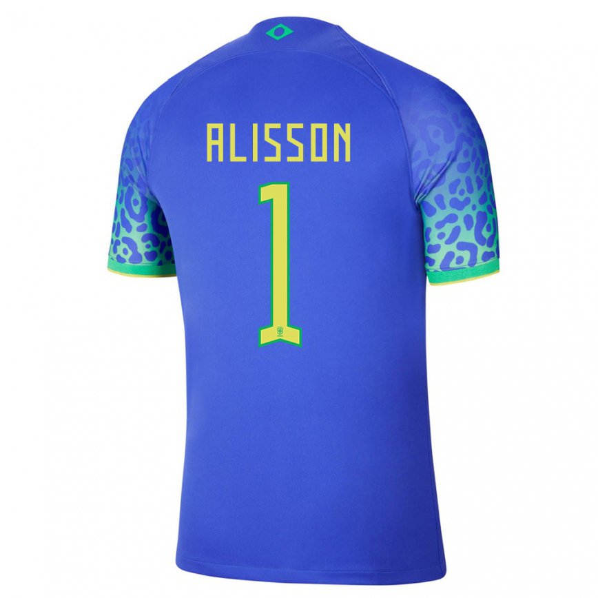 Alisson 's Brazil Match Shirt, World Cup Qualifiers 2022 - CharityStars