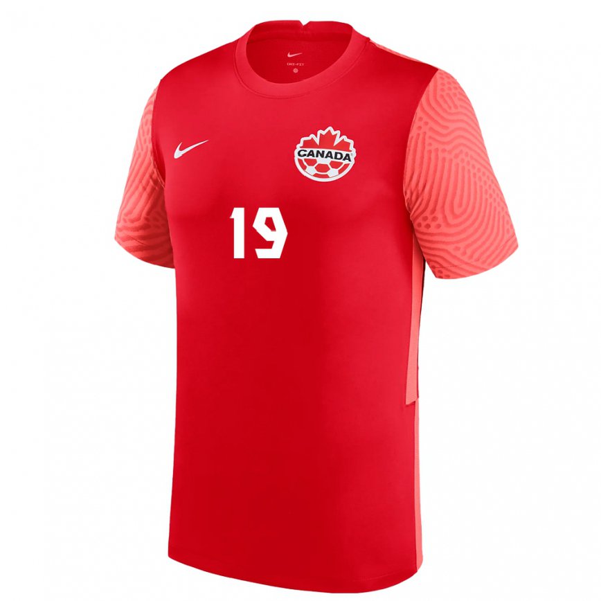 Men Canada Adriana Leon #19 Red Home Jersey 2022/23 T-shirt Nz