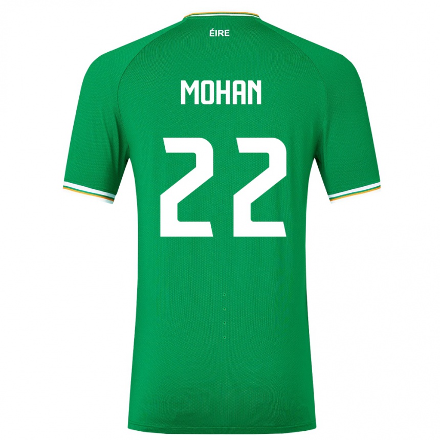 Kids Football Ireland Stephen Mohan #22 Green Home Jersey 24-26 T-Shirt Nz