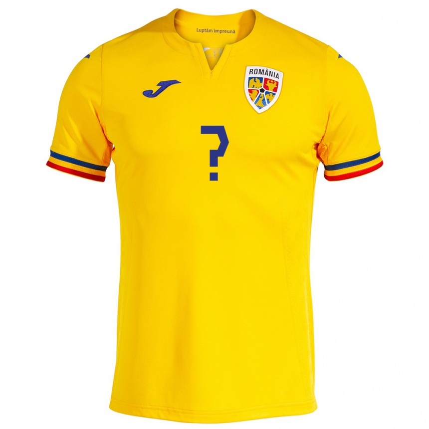 Kids Football Romania Fabio Mihalache #0 Yellow Home Jersey 24-26 T-Shirt Nz