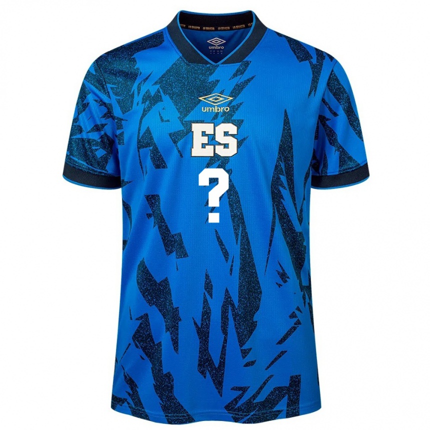 Kids Football El Salvador Your Name #0 Blue Home Jersey 24-26 T-Shirt Nz