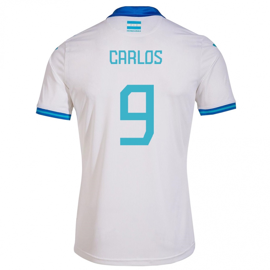 Kids Football Honduras Carlos Mejía #9 White Home Jersey 24-26 T-Shirt Nz