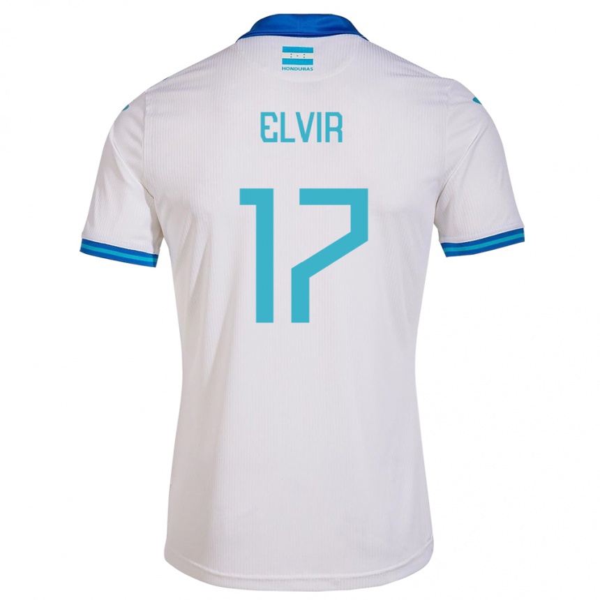 Kids Football Honduras Samuel Elvir #17 White Home Jersey 24-26 T-Shirt Nz