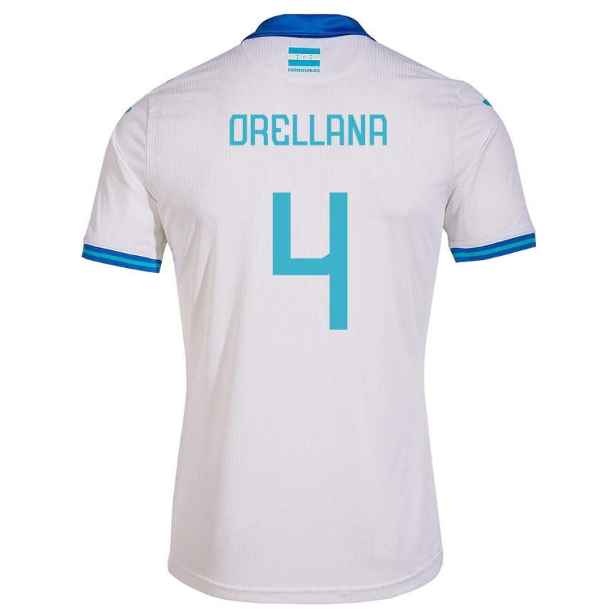 Kids Football Honduras André Orellana #4 White Home Jersey 24-26 T-Shirt Nz