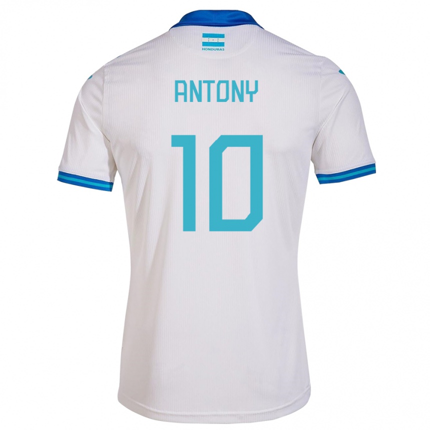 Kids Football Honduras Antony García #10 White Home Jersey 24-26 T-Shirt Nz