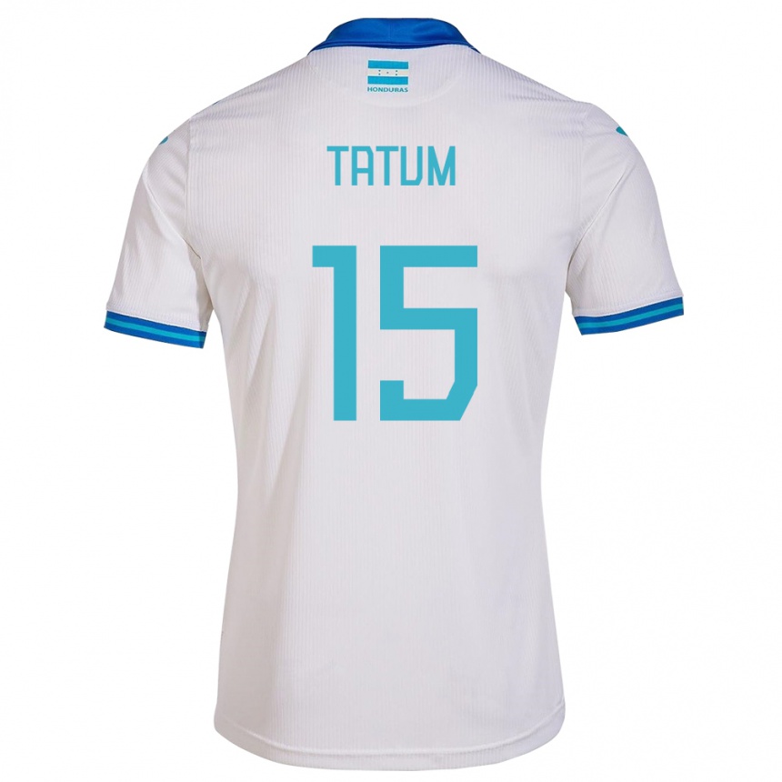 Kids Football Honduras Anfronit Tatum #15 White Home Jersey 24-26 T-Shirt Nz