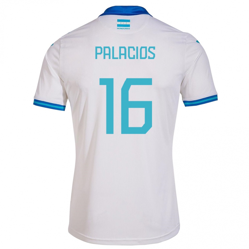 Kids Football Honduras Danilo Palacios #16 White Home Jersey 24-26 T-Shirt Nz