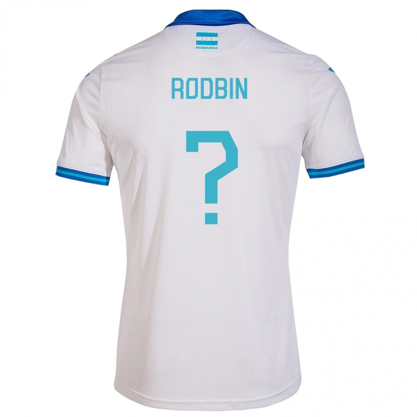 Kids Football Honduras Rodbin Mejía #0 White Home Jersey 24-26 T-Shirt Nz