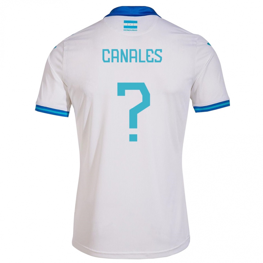 Kids Football Honduras Cristian Canales #0 White Home Jersey 24-26 T-Shirt Nz