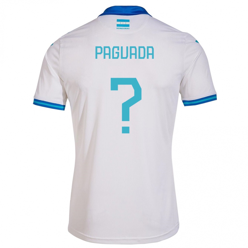 Kids Football Honduras Didier Paguada #0 White Home Jersey 24-26 T-Shirt Nz