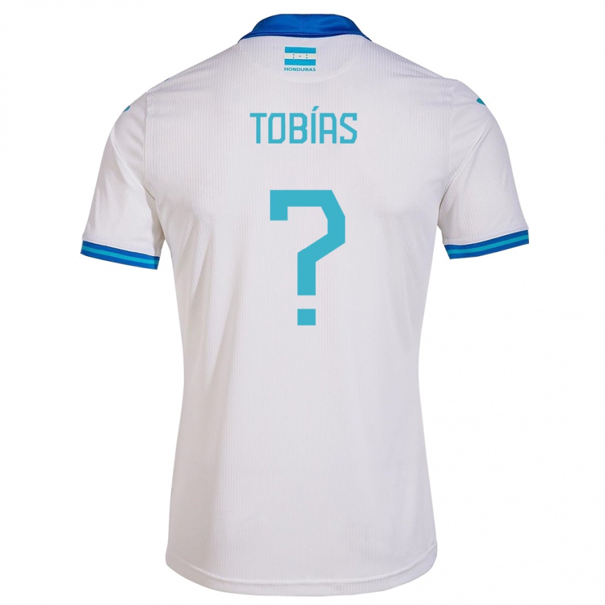 Kids Football Honduras Débora Tobías #0 White Home Jersey 24-26 T-Shirt Nz