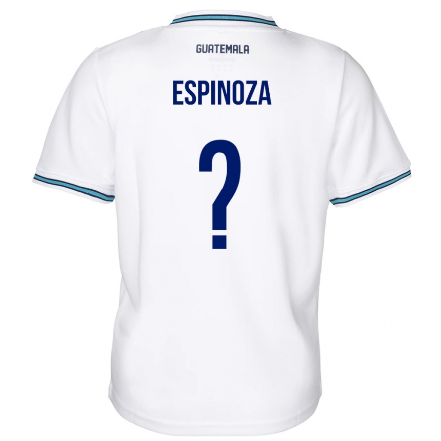 Kids Football Guatemala José Espinoza #0 White Home Jersey 24-26 T-Shirt Nz