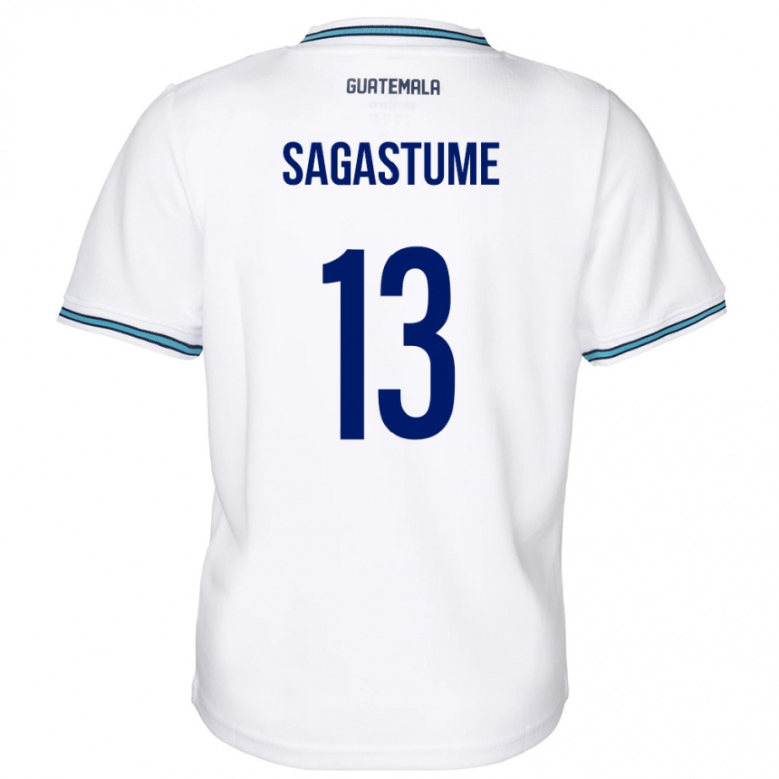 Kids Football Guatemala Selvin Sagastume #13 White Home Jersey 24-26 T-Shirt Nz