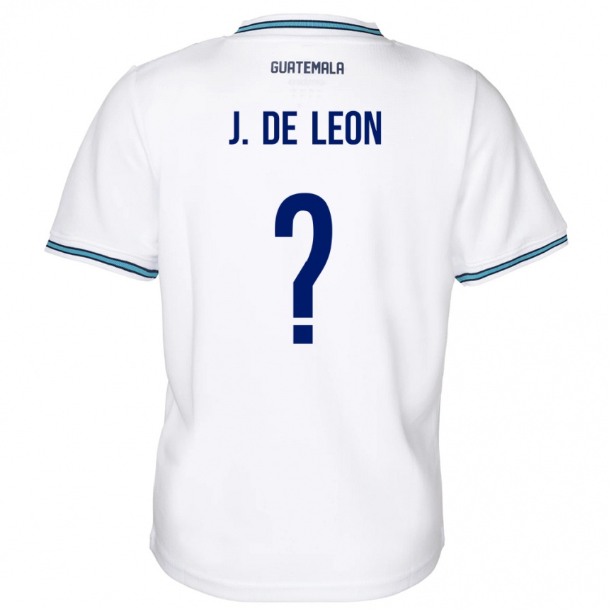 Kids Football Guatemala Jose De Leon #0 White Home Jersey 24-26 T-Shirt Nz