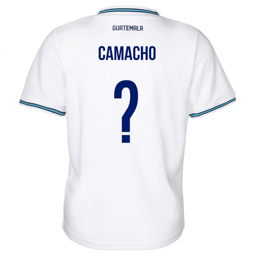 Kids Football Guatemala Samuel Camacho #0 White Home Jersey 24-26 T-Shirt Nz