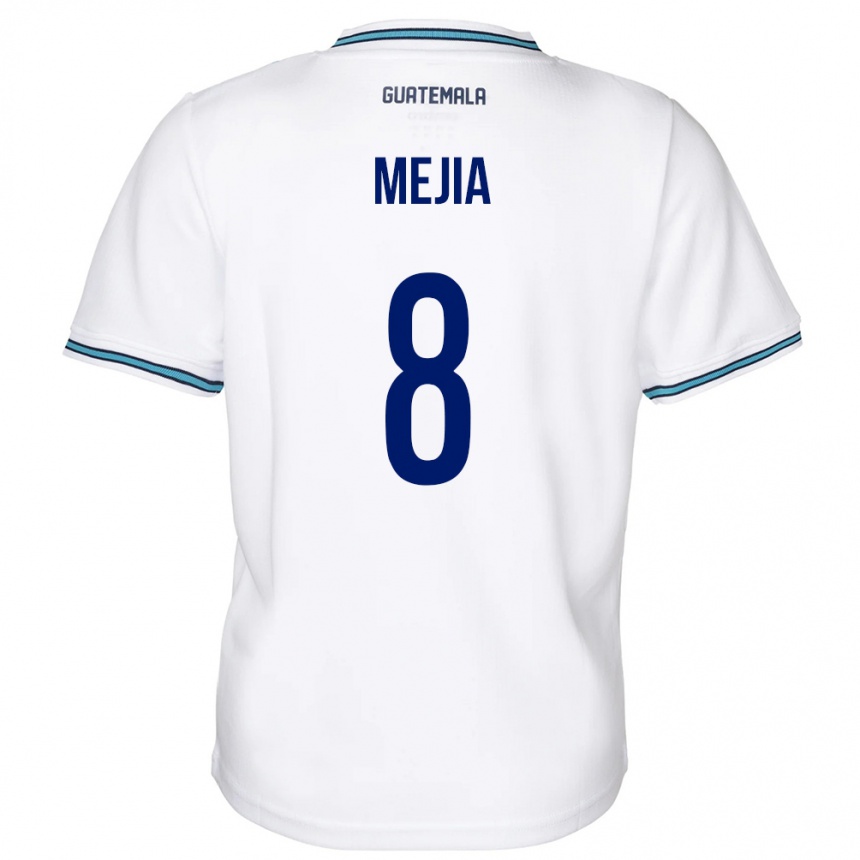 Kids Football Guatemala Robert Mejia #8 White Home Jersey 24-26 T-Shirt Nz