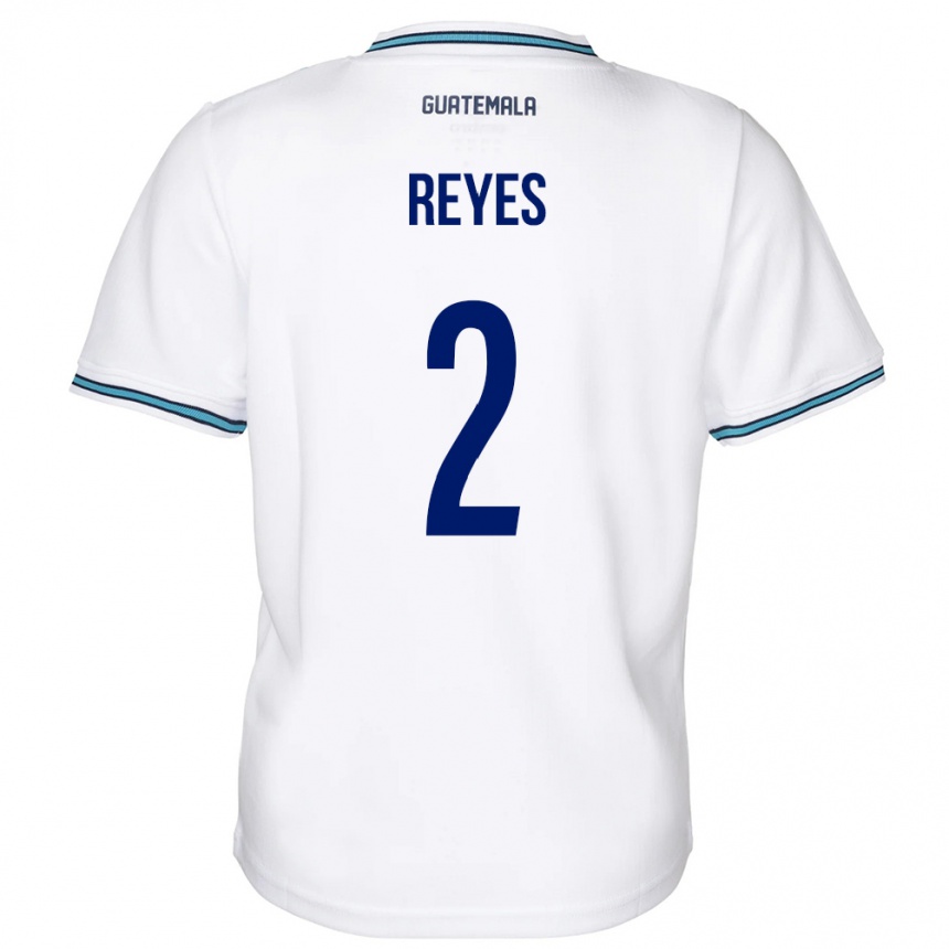 Kids Football Guatemala Samantha Reyes #2 White Home Jersey 24-26 T-Shirt Nz