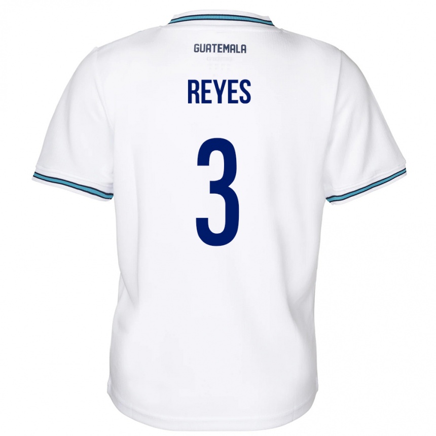 Kids Football Guatemala Martha Reyes #3 White Home Jersey 24-26 T-Shirt Nz