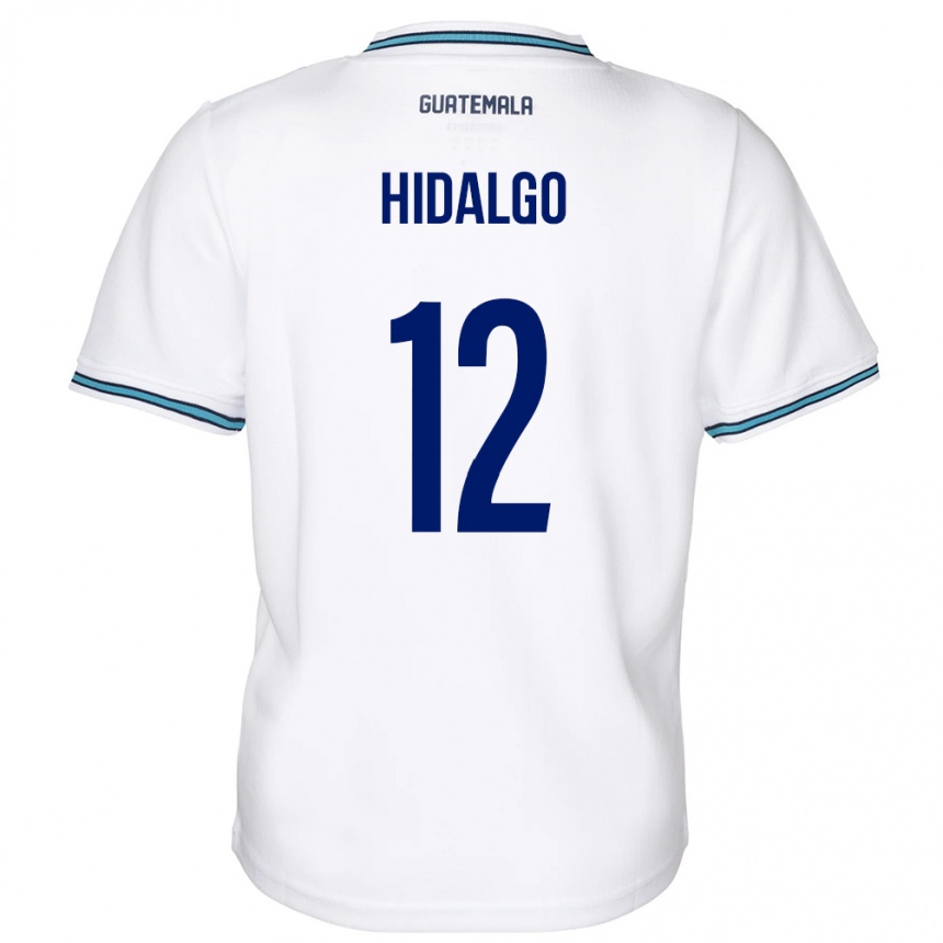 Kids Football Guatemala Angie Hidalgo #12 White Home Jersey 24-26 T-Shirt Nz