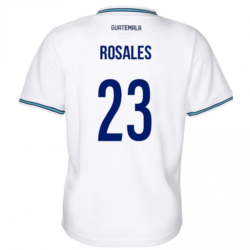 Kids Football Guatemala Yareni Rosales #23 White Home Jersey 24-26 T-Shirt Nz